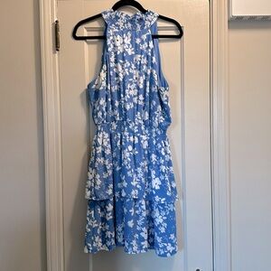 Women’s High Neck Floral Dress